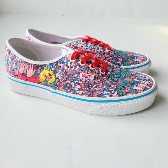 Vans Off The Wall x Where's Waldo Classic Skate Sneakers Women's 7 / Men's 5.5 - Picture 6 of 12